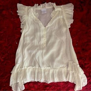 Lola White transparent shirt